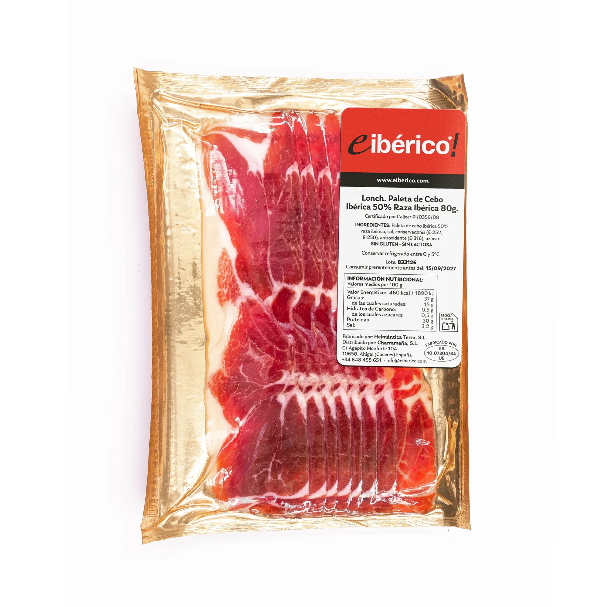 eibérico Loncheado Paleta de Cebo Ibérica 80g 1